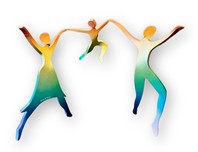 Boris Kramer Fine Art Boris Kramer Fine Art Dancing Family of Three with One Child 14